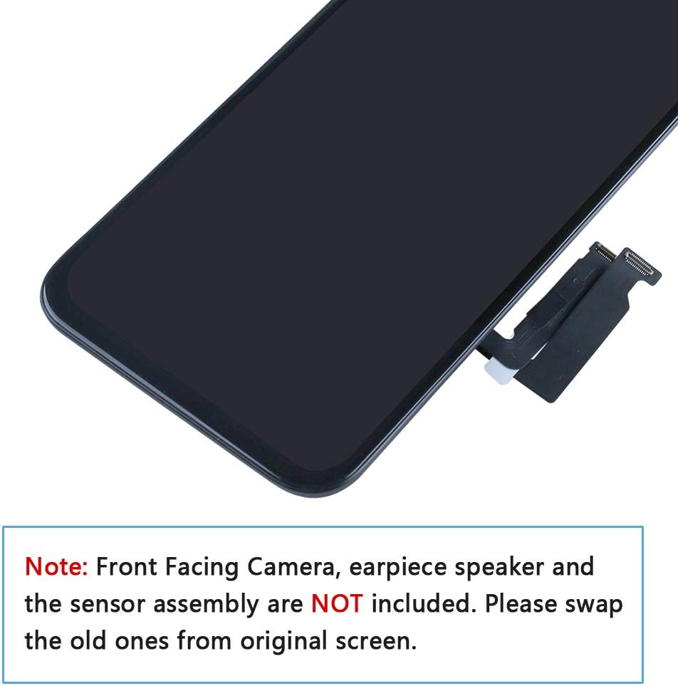 for iPhone XR Digitizer Screen Replacement - Ayake 6.1" LCD Display Touch Screen Assembly with All Repair Tool Kits Compatible Models A1984, A2105, A2106, A2108