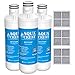 AQUACREST MDJ64844601 Refrigerator Water Filter, Compatible with LG LT1000P, LT1000PC, LT-1000PC MDJ64844601 and LT120F Combo 3 Pack primary