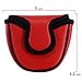 Big Teeth Golf Mallet Putter Cover Headcover Club Protector Magnetic Closure Don't FIT Iron Material Putter for Scotty Cameron Taylormade Odyssey 2 Ball Club (Red)