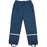 Unisex Kids Rain Pants,Toddler Waterproof and Windproof Rain Trousers Over Pants,Mud Dirty Proof for Girls Boys 98-134