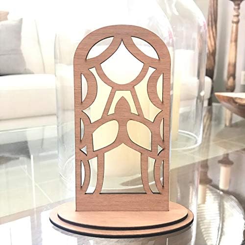 Communion Remembrance Gift for Guests Communion Christening Religious Virgin Wood Picture Modern Silhouette, Amazing Design