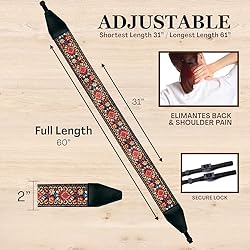 Art Tribute Camera Strap For All DSLR Camera. Red