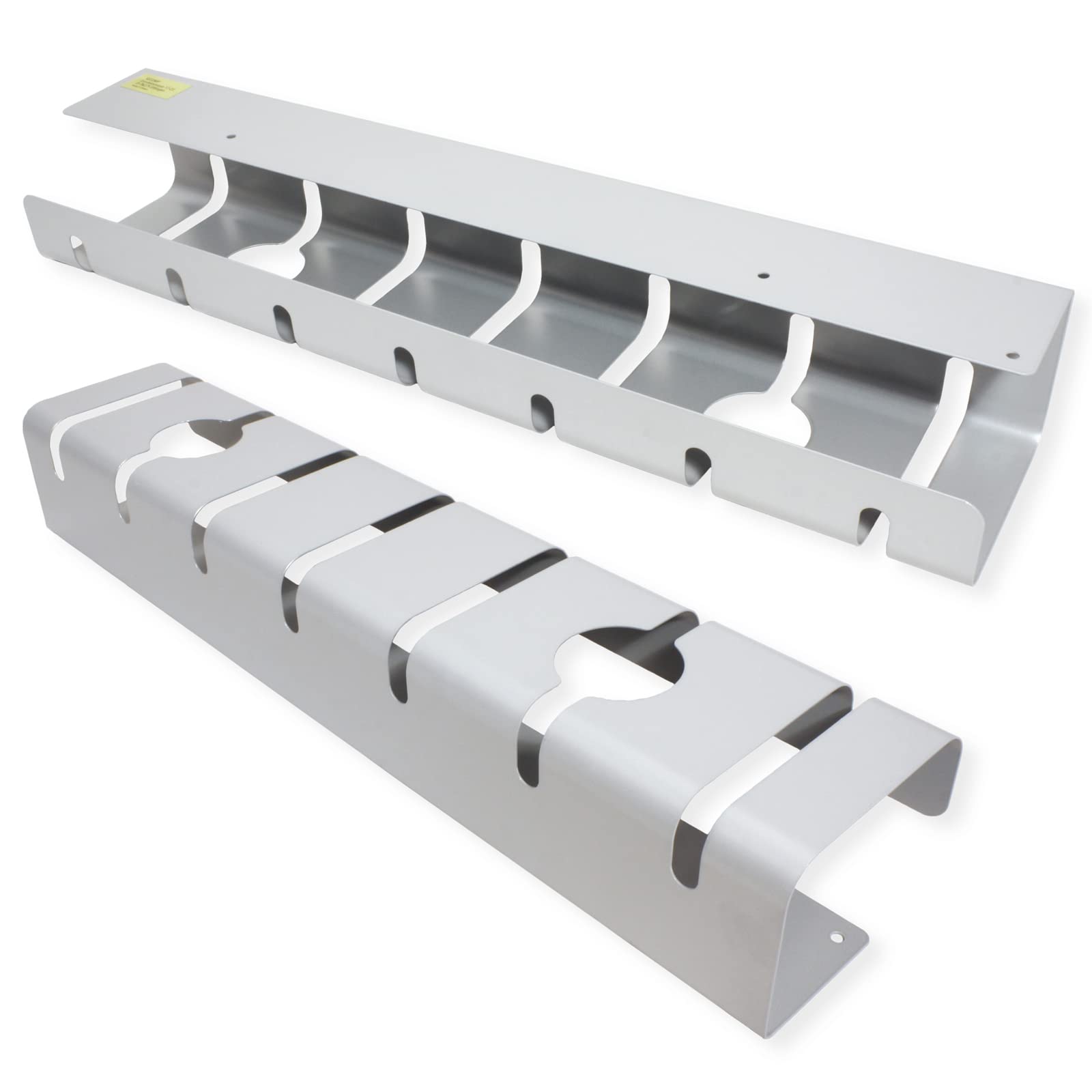 ROLINE Cable Cover Organizer | Under Desk Mount | Desktop cable tray organizer