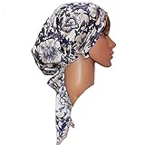 100% Mulberry Silk Night Sleep Cap Bonnet Hat