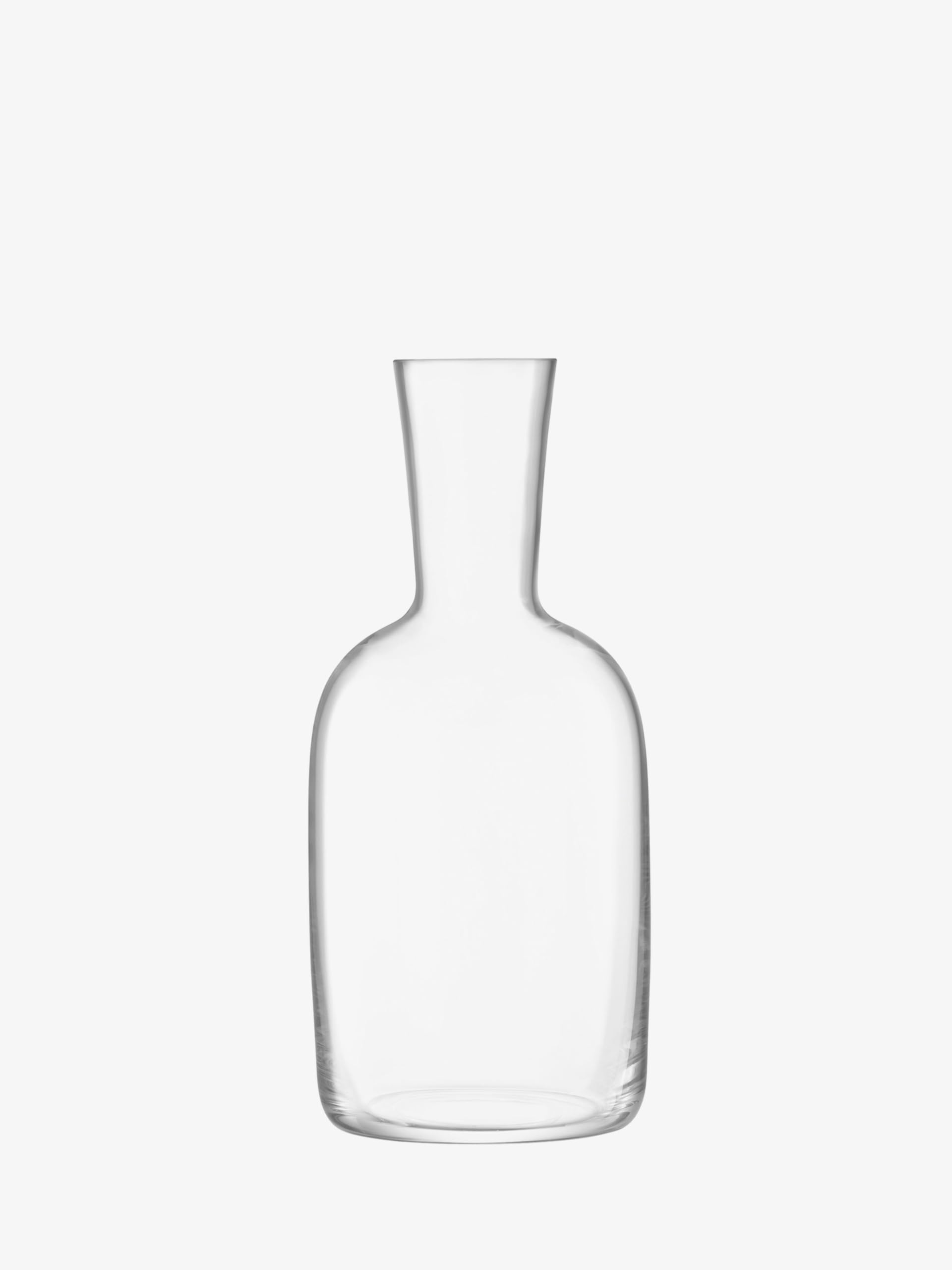 LSA International Borough Water Carafe 1.1L Clear| 1 Unit | Mouthblown & Handmade Glass | BG16