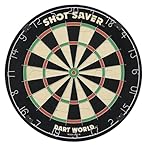 Dart World 83752 Shot Saver Tournament Quality Bristle Dartboard