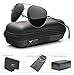 LUENX Aviator Sunglasses for Men Women Polarized Driving UV 400 Protection Grey Lens Gun Metal Frame 60mm