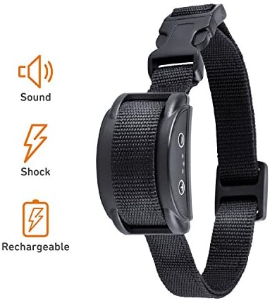 Xvolt Bark Collar, Rechargeable Dog Bark Collar with 5 Adjustable Sensitivity Levels of Humane and Harmless Shock, Automatically Anti Bark for Mini Small Medium Large Dogs