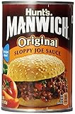 Hunt's Manwich Sloppy Joe Sauce, Original, 15 Oz (Pack of 3)