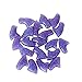 Eyourlife 20 PCS Soft Nail Caps Nail Covers Claw Caps Paw Covers for Cat Pet Kitten Dog with Glue Claws Control Paws Off Size XS Voilet Glitter