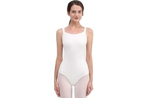ModLatBal Women's Camisole with Cross Straps Ballet Dance Leotards
