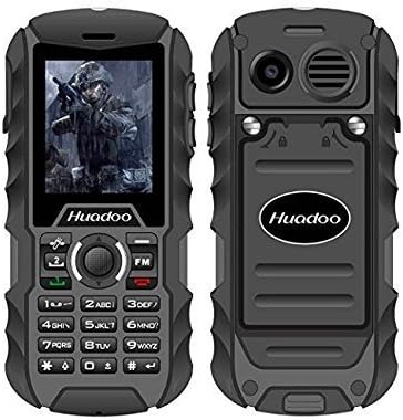 Unlocked Rugged Phone Waterproof Shockproof Dustproof Military Level Mobile Phone with Loud Speaker and Flashlight 2 Sim Card for Outdoor (Army Green)