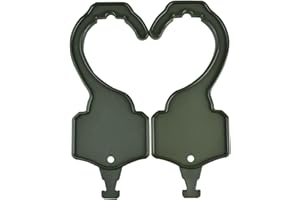 HDLSINA Tactical Belt Hanger Closet Belt Organizer Belt Holder, Belt Storage for Men or Women Best Way to Hang Quick Release Buckle Belts (Green 2pc)