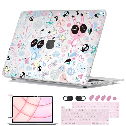 Seanai Cute Rabbits Pattern Case