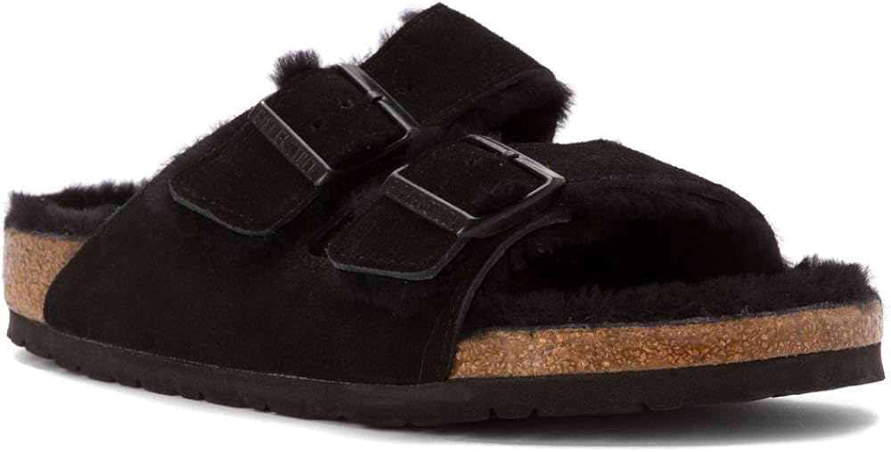  | Birkenstock Women's Arizona Shearling Slide Sandal | Mules & Clogs