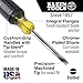 Klein Tools 601-8 3/16-Inch Cabinet Tip Screwdriver, 8-Inch, Made in USA