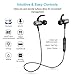 Bluetooth Headphones, OldShark Wireless Sports Earphones Smart Magnetic In Ear Earbuds with Mic, IPX6 Waterproof Sweatproof Stereo Headset, Noise Cancelling for Gym Running Workout, Space Gray