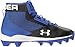 Under Armour Kids Boy's UA Hammer Mid RM Jr. Football (Little Kid/Big Kid) Black/Team Royal Athletic Shoe