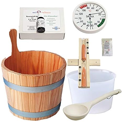 SudoreWell® Sauna Starter Set 3 / Saunazubehör Set 3-7-teilig