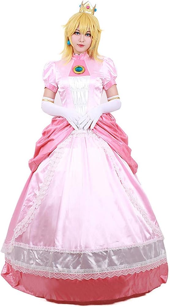 princess peach cosplay costume