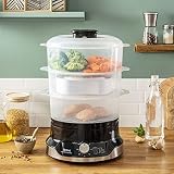 Tefal Ultracompact Steam Cooker 9L 3-Tier Stackable Bowls Rice Accessory view 6
