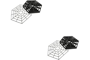 Housoutil 20pcs Plastics Pond Guard Net Protector, Web Hexagonal Pond Fish Protector with Connecting Hook, Splicing Pond Fish Protector Cover Resist Herons Racoons Cats Crows Seabirds