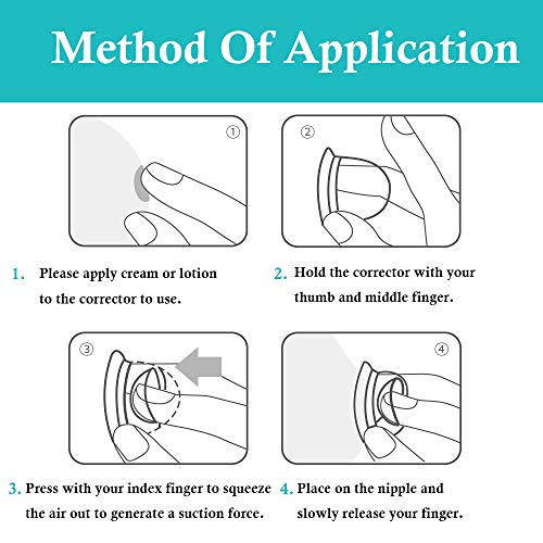 Nipplesuckers, Nipple Corrector for Inverted, Flat and Shy Nipples, Can be Used for Breastfeeding or Women, Softly Wear Day and Night（1 Pair with Travel Case） - Thumbnail 5