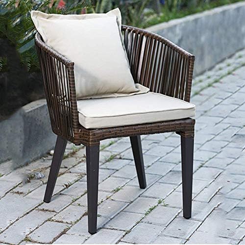 Garden Casual Dining Table And Chairs Exposed Simple Modern Plastic Rattan Chair For Home Balcony Coffee Shop Western Restaurant Home Furniture Buy Online At Best Price In Uae Amazon Ae