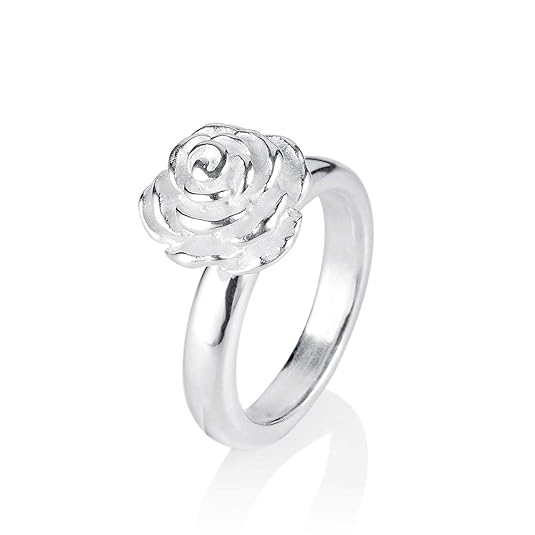 Drachenfels Design Damen-Motivring 925 Sterlingsilber