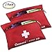 Oumers First Aid Kit - 2Bags, Mini First Aid Kit for Medical Emergency, Medical Supplies for Emergency & Survival Situations. Ideal for The Car, Camping, Hiking, Travel, Office, Sports, Home