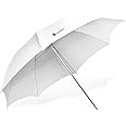 LimoStudio [1 Pack] 33 inch Diameter White Umbrella for Photography Video Studio, Lighting Reflector, Light Diffuser Control 