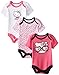 Hello Kitty Baby Girls' Value Pack Bodysuits, Pink/White, 6-9 Months