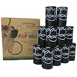 Peppy Pooch Pet Waste Bags - Earth Friendly - Large Poop Bags, 240 Bags (16 Rolls) Unscented