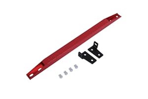 AJP Distributors JDM Rear Lower Subframe Frame Tie Bar Aluminum Strut Bar Brace Suspension Kit Red Compatible/Replacement For Civic LX DX EX SI EJ EK EM 1996 1997 1998 1999 2000 96 97 98 99 00