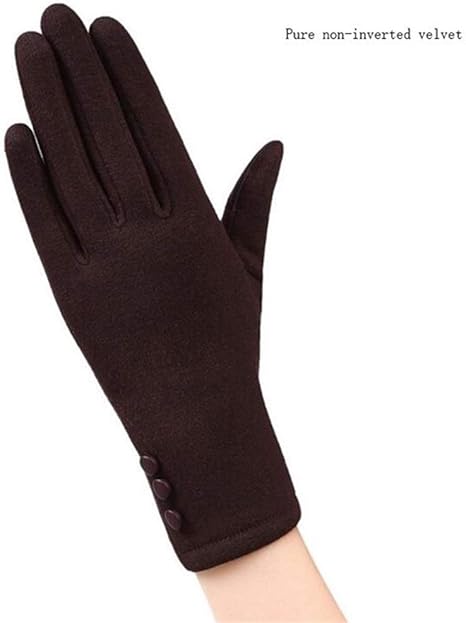 Amazon Co Jp Kpekey カシミヤlongフルフィンガーグローブミトンファッション優雅な女性のタッチスクリーンウォームレースの手袋の女性の秋冬 色 B Brown ホーム キッチン