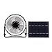 Yosoo 5.2W USB Solar Panel Powered Fan, Mini Portable Fan for Cooling Ventilation Outdoor Home Travelling Camping Chicken House Car Ventilation System, Black 8 Inch