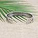 Joycuff Inspirational Bracelets Funny Gift for Her Friend Encouragement Jewelry Personalized Mantra Cuff Bangle Engraved Keep Going
