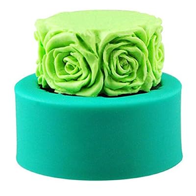 3D Rose Macrame Silicone Cake Mold Fondant Cake Decoration
