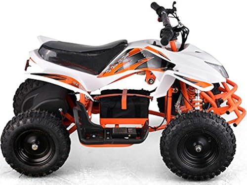 white mini quad atv dirt motor bike
