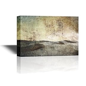Abstract Landscape with Desert in Grunge Background