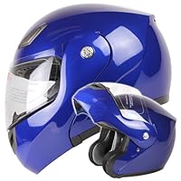 IV2 Metallic Blue Bluetooth Compatible Modular Flip-Up Motorcycle Helmet  [DOT] - Large | Amazon price tracker / tracking, Amazon price history  charts, Amazon price watches, Amazon price drop alerts | camelcamelcamel.com