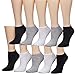 Tipi Toe Women's Colorful Patterned No Show Socks