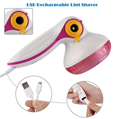 Electric Fabric Shaver Lint Remover USB Rechargeable Replacement Blade Portable Sweater Shaver Cloth Fuzz Defuzzer