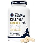 Wound Collagen Supplement for Wound Healing Support &amp; Post-Surgery Recovery | Supports Healing Beautifully with Minimal Scar 2X Faster, 90 count