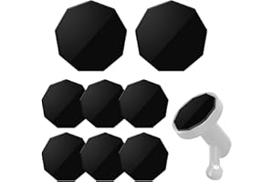 AEIMIAIDE 8 Pcs Adhesive Piece Magnet Replacement for Garmin Low-Profile Magnetic Mount, Extra Sticky Windshield Pads No Moun