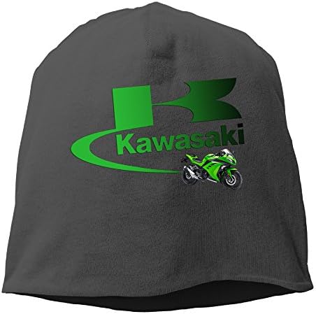 M Angel Kawasaki Logo Unisex Skull Cap Warm Hat One Size Black