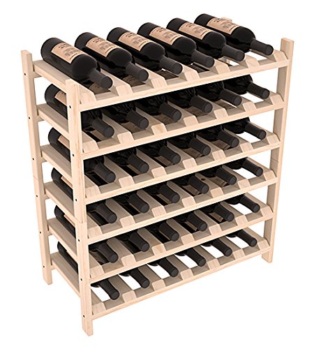 Wine Racks America Ponderosa Pine 36 Bottle Stackable. 13 Stains to Choose From!