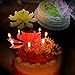 4 Pack Birthday Candles Cake Topper Candle Music Candle for Birthday