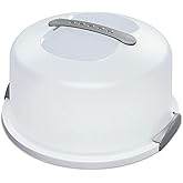 Sterilite Cake Server Circular Serving Container White