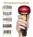 Barcode Scanner Wireless USB Handheld 1d WS1, Wireless & Wired 2-in-1 2.4GHz Multifunction Scanner 328 Feet Transmission Range, for Supermarkets, Stores, Warehouse, Logistics,etc.